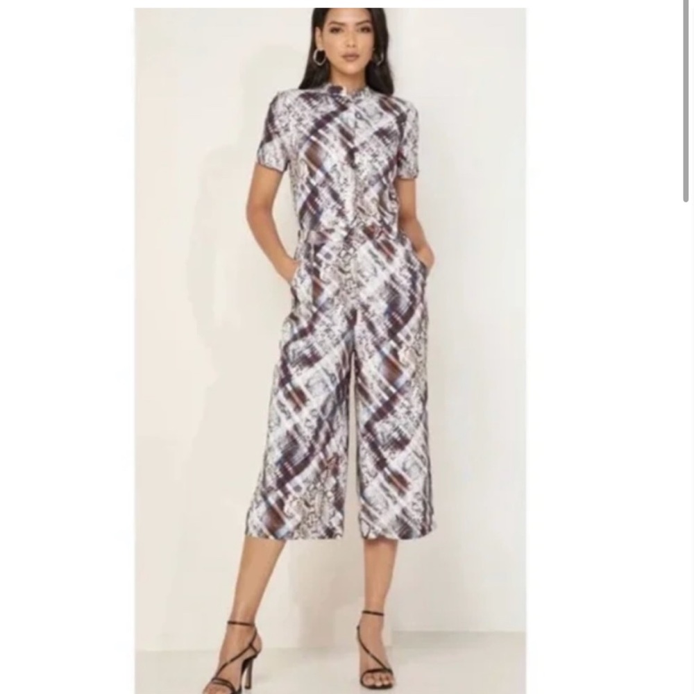 Ted Baker Balay Wide Leg Printed Jumpsuit. NWT US 2. Gorgeous!